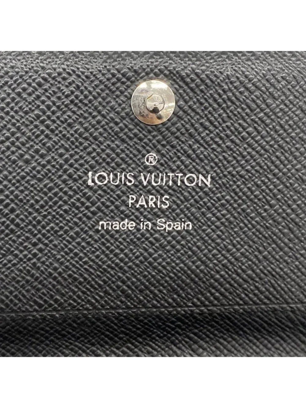 Louis Vuitton Card Case Damier Graphite Envelope Business Holder Black